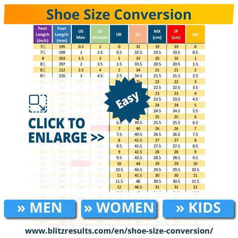 Shoe Size Chart Image 6