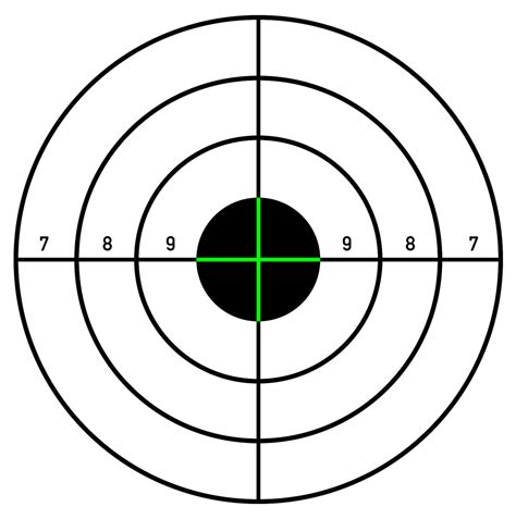 A shooting range with targets