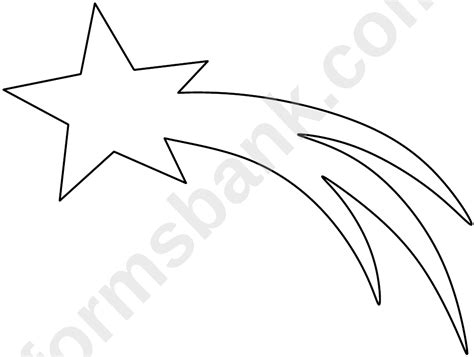 Shooting Stars Template