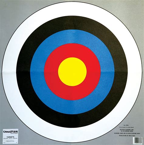 Bullseye Targets for Shooting Practice