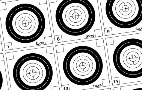 A person improving their accuracy with targets