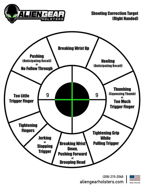 A person improving their shooting skills with targets