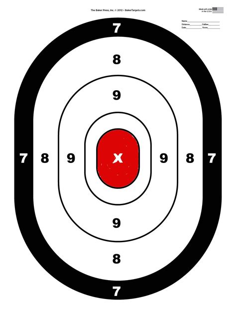 PDF Targets for Shooting Practice