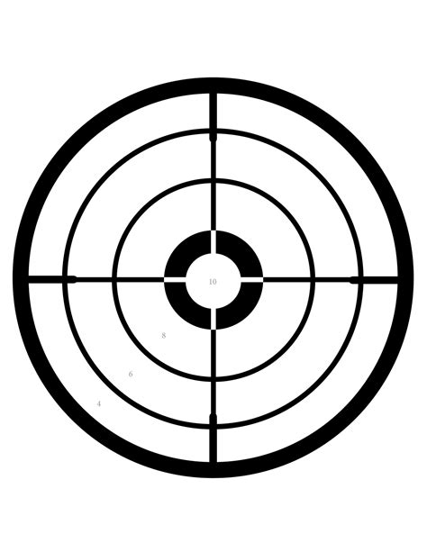 Silhouette Targets for Shooting Practice