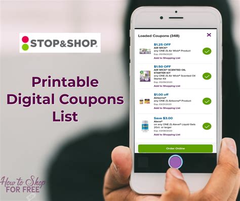 Shop and Stop Digital Coupon Policies