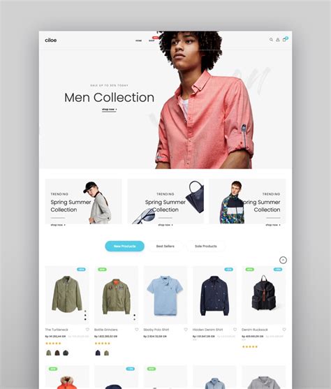 Shopify Collection Page Template Example