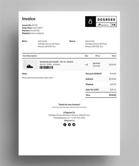 Shopify Order Printer Template Free Download