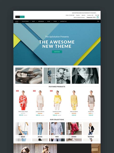 Shopify Theme Template Example 4