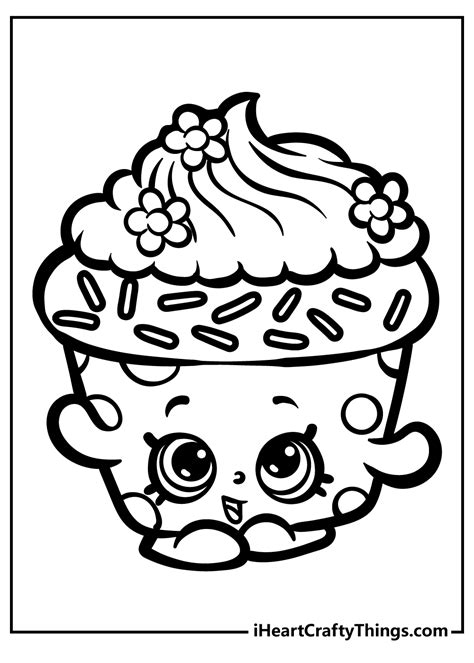 Shopkins coloring pages for kids