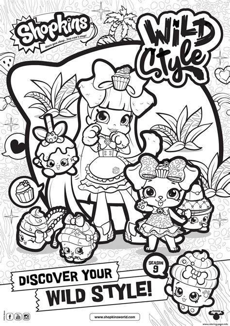 Shopkins Coloring Pages 9