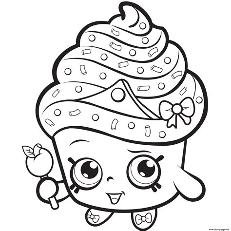 Shopkins coloring pages gallery 1