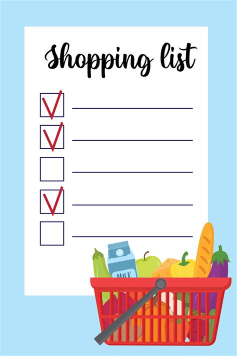 Google Sheets shopping list template gallery