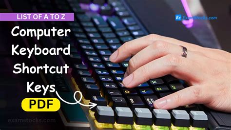 Excel shortcuts