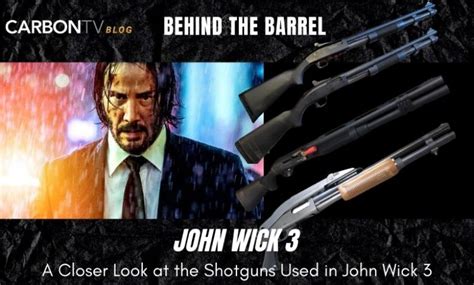 John Wick holding a shotgun