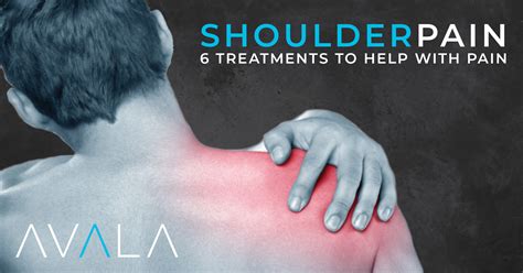 Shoulder pain relief with Ace bandage