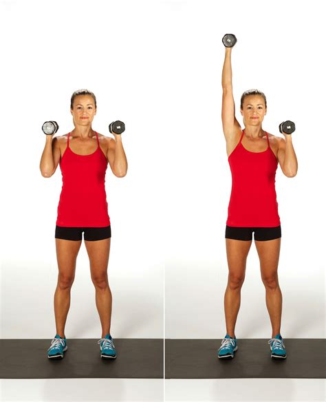 Shoulder press exercise