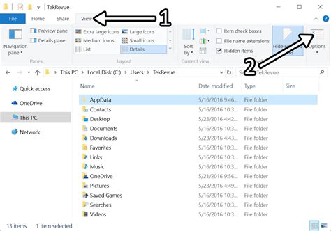 Show Hidden Files Option