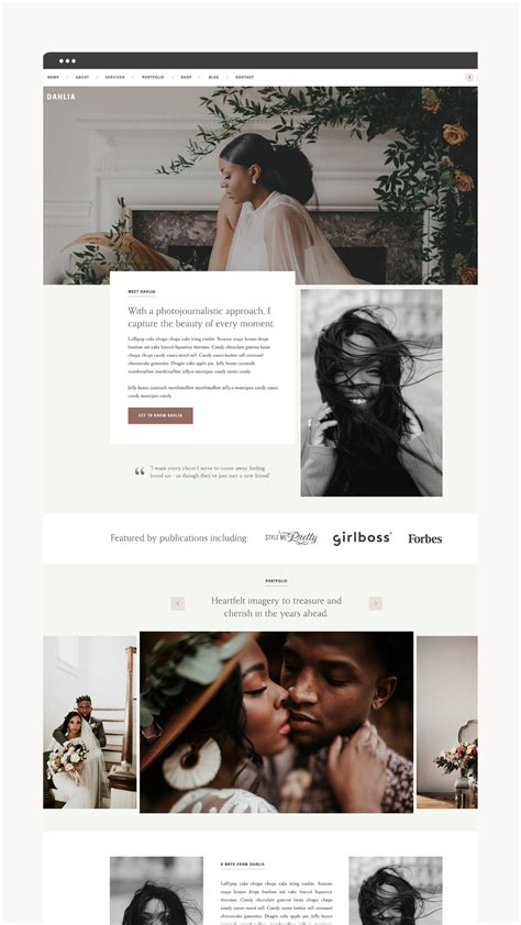 Showit Website Templates for Small Business Owners