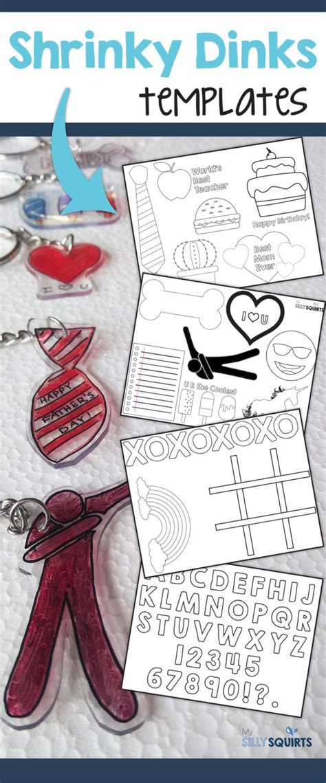 Shrinky Dink Template Gallery 1