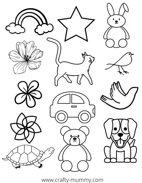 Shrinky Dinks Patterns for Kids