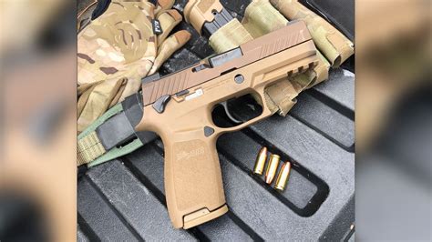 Sig M18 slide military and law enforcement applications