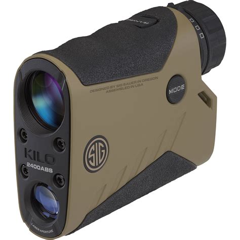 SIG range finder with rifle scope and binoculars