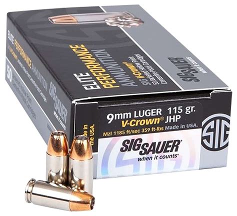 Sig Sauer 9mm Ammo