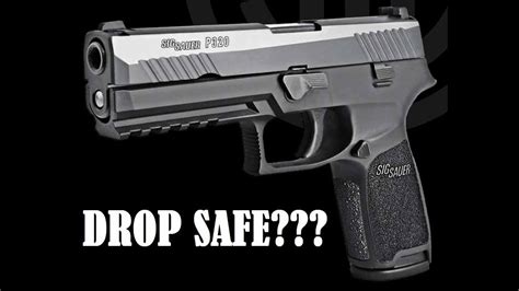 Sig Sauer P320 drop safety concerns