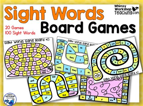 Sight words games gallery