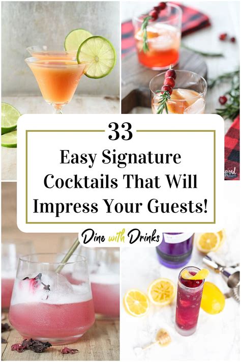 Signature Drink Ideas