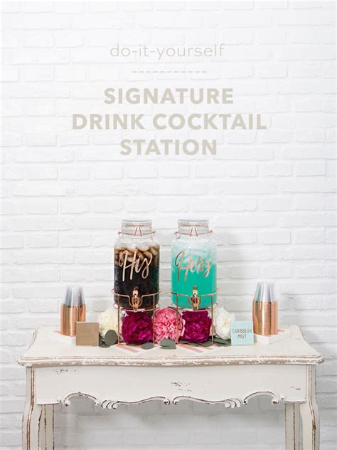 Signature drink station