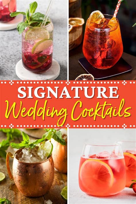 Signature Wedding Cocktails