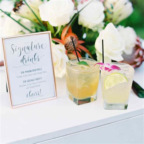 Signature Wedding Drink