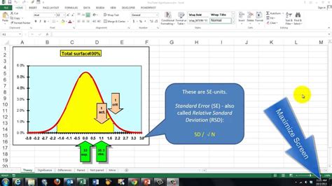 Significance Testing in Excel