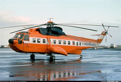 Sikorsky S-61 Helicopter in Flight