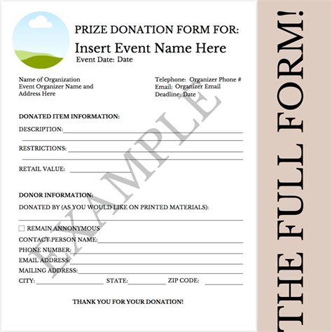 Benefits of Using a Silent Auction Donation Form Template