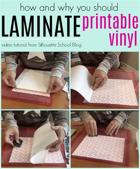 Silhouette Printable Vinyl Tutorials