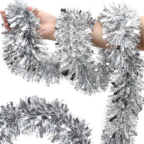 Silver Christmas Tree Metallic Garlands