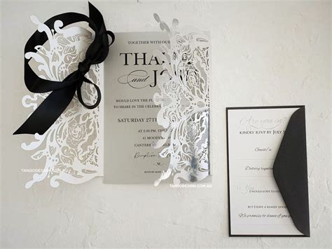 Silver Wedding Invitations Designs