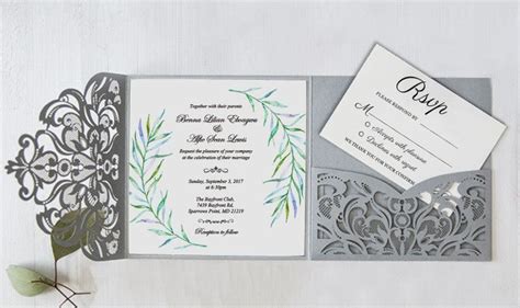 Silver Wedding Invitations Wording