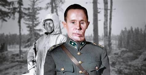 Simo Häyhä with his rifle