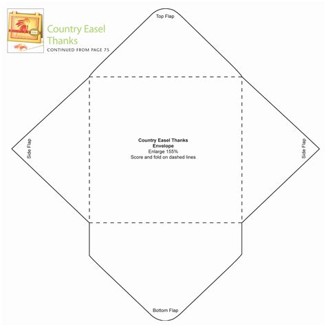 Simple A2 Envelope Template