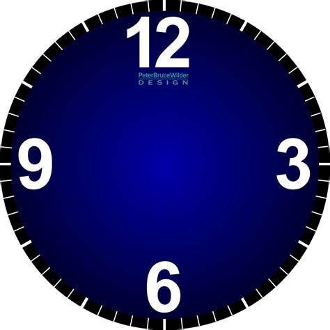 Simple Analog Clock Face