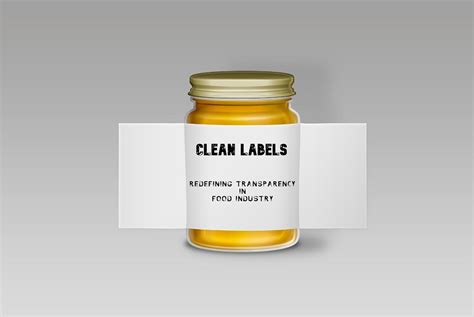 Simple and clean label template