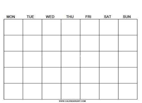 Simple and Elegant Weekly Calendar Template