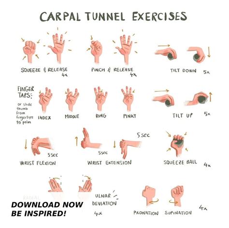 Simple carpal tunnel exercises can help stretch and strengthen the muscles and tendons in the wrist and hand.