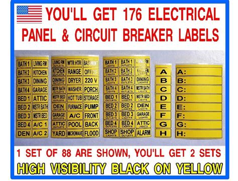 Simple Circuit Breaker Label