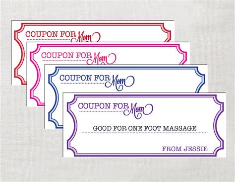 Simple coupon template example