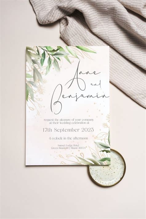 Simple Elegance Invitation Template