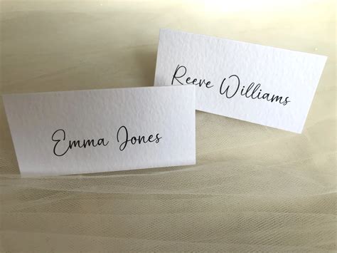 Simple Elegance Place Card Template